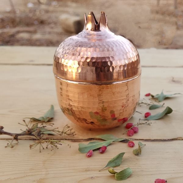 قندان مسی انار