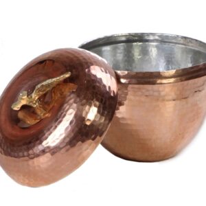 Copper Sugar Bowl with Apple Design (Code: ZH04)