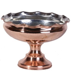 Copper Nut Bowl with stand