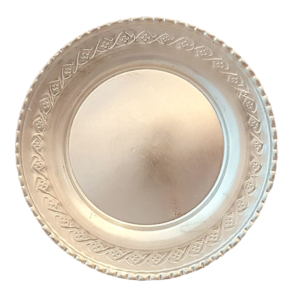 Engraved Copper Fruit Plate