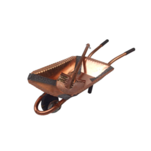 Copper Decorative wheelbarrow