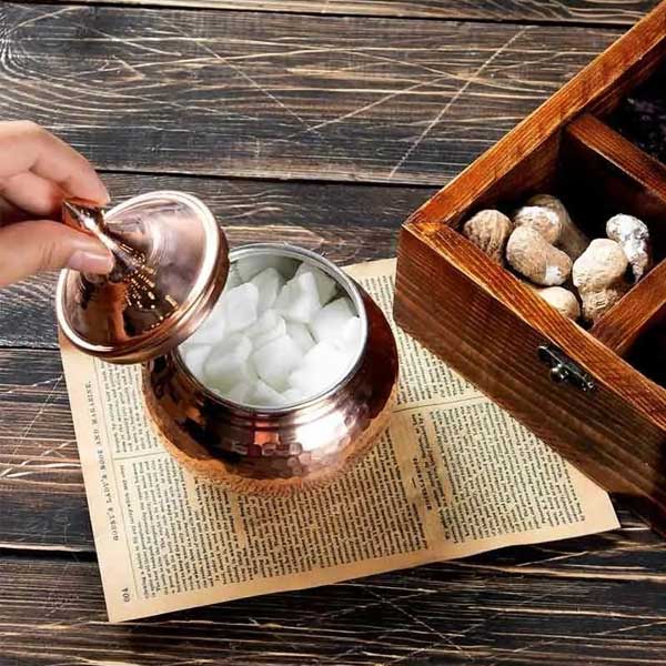 قندان مسی بدون پایه