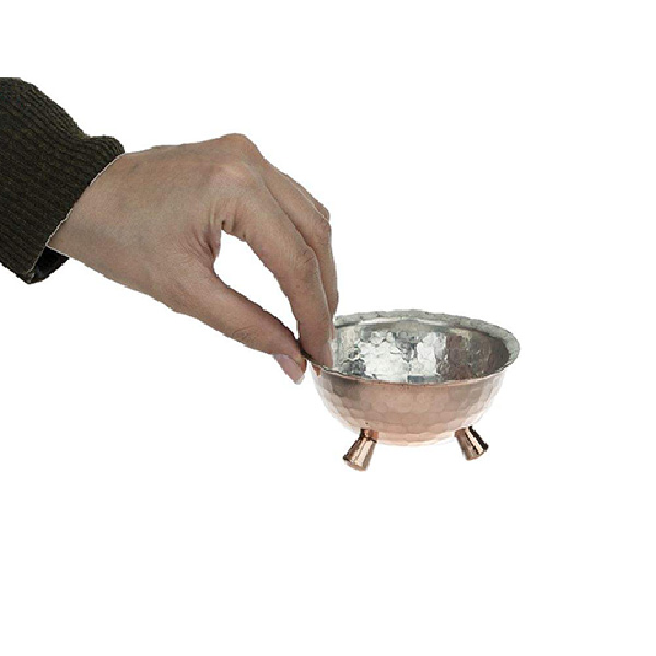 کاسه سه پایه مسی