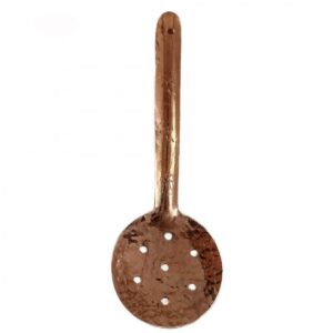 Zanjan's copper spoon with a bird motif