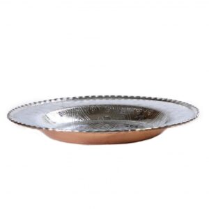 Engraved Copper Stew Pot