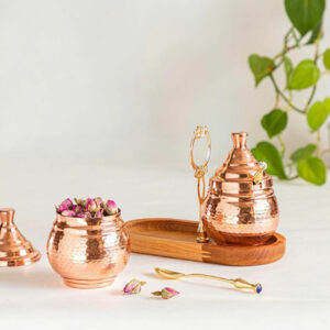Copper Honey Jar (Code: ZH233)