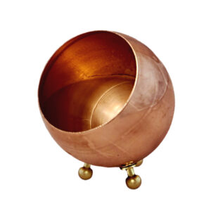 Copper Tripod Bowl Stand