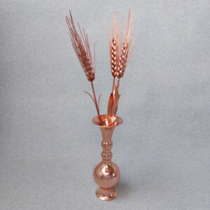 Copper Spherical Planter with Copper Cymbal (Code: ZH134.3)
