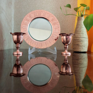 Copper candlestick (Copper egg cup) (Code: ZH247)
