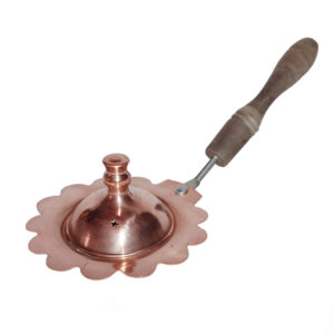 Copper Espand Burner with Floral Design