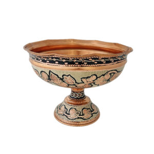 Silver-Plated Copper Chocolate Dish