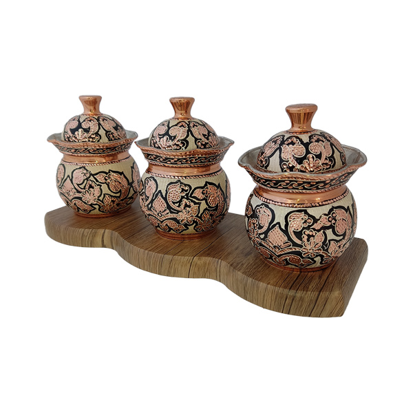 ظروف مسی نقره کوب