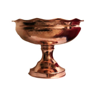 Fazli Copper Nut Bowl with Flanged Edge (code: ZH269.2)