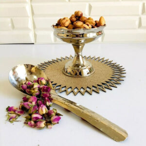 Silver-Colored Copper Nut Spoon wholesale (code: ZH182.1)