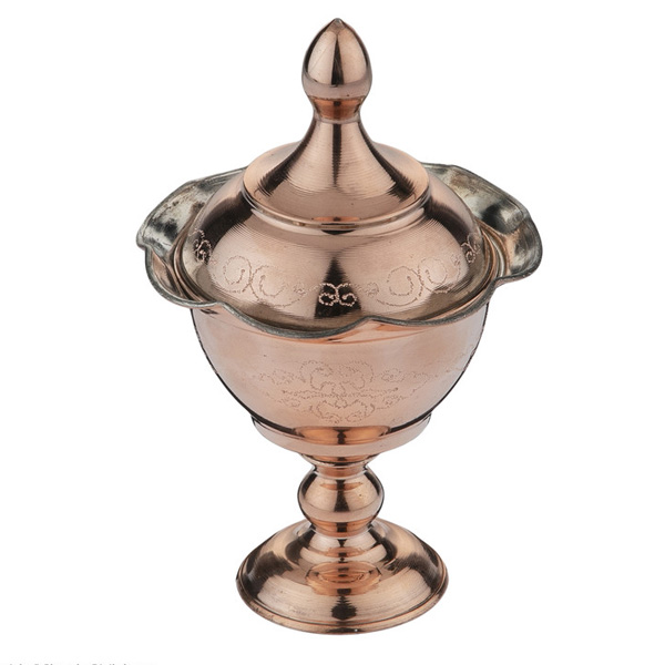 Laser Engraved Sugar Bowl with Rose design and stand