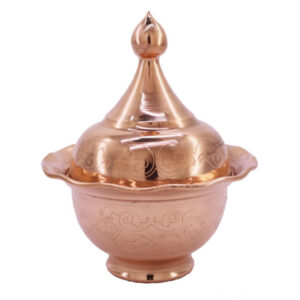 Laser Copper Sugar Cane with Rose Design