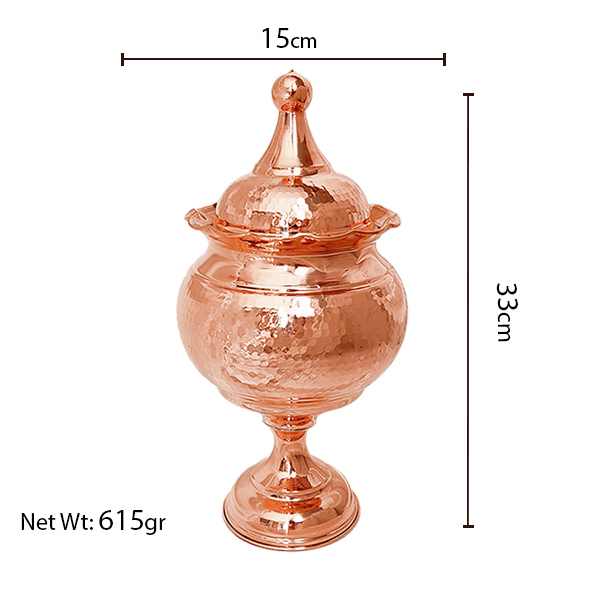 خرید آجیل خوری مسی پایه دار