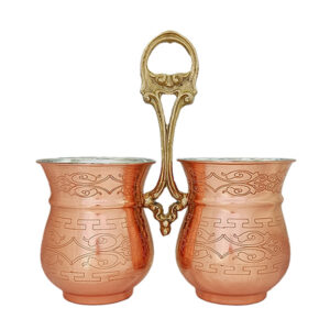 Twin spoon and fork holders