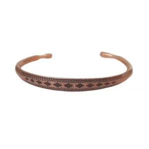 Rhomboid Copper Bracelet