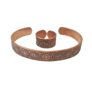 9-flowered Lotus Copper half-set