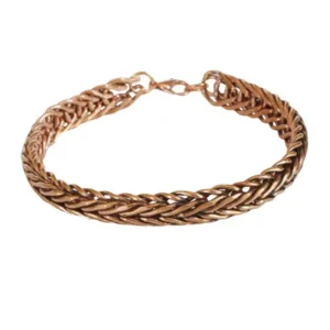 Copper Chain-Woven Bracelet