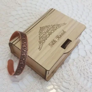 Seven-Lion Copper Bracelet (1cm) (Code: JW48)