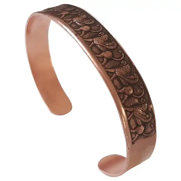 Seven-Lion Copper Bracelet (1cm)