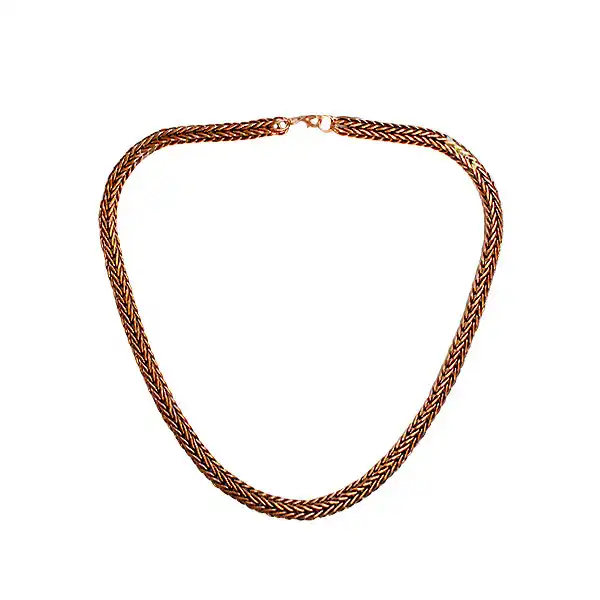 Snake-Designed Copper Necklace