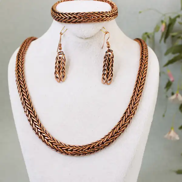 Snake-Designed Copper Set