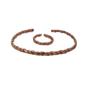 Spiral Copper and Brass Half-Set