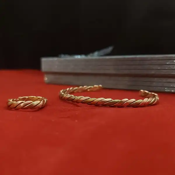 Spiral Copper and Brass Half-Set
