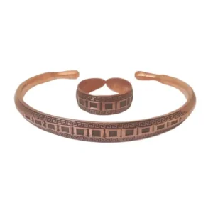 Square-designed Copper Half-Set