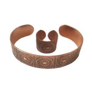 Wide Lotus Copper Half-Set