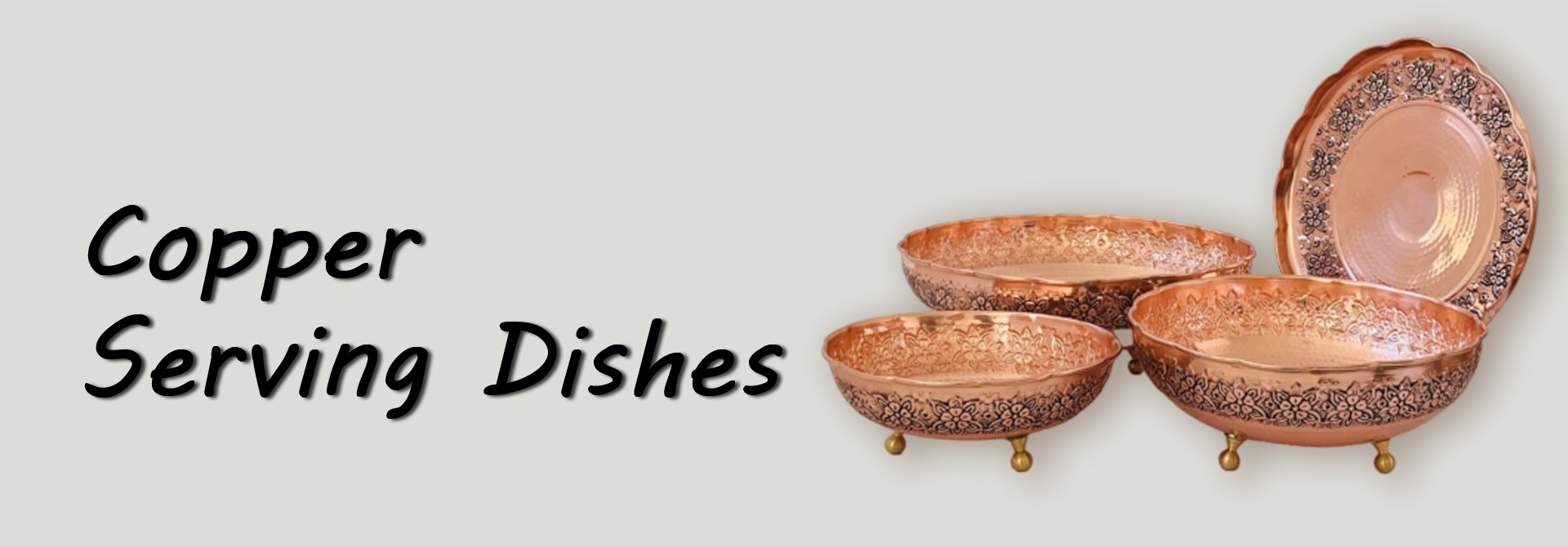 Copper dishes
