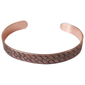 Celtic Knot Copper Cuff Bracelet Ancient Design JW51