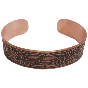 Copper Bracelet Featuring Ya Zeynab Cobra Religious Design JW34