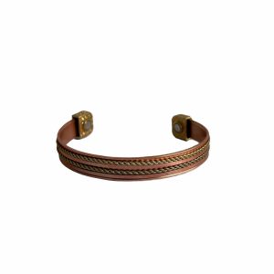 Twisted Magnetic Copper Bracelet Adjustable – Healing Jewelry for Pain Relief & Wellness