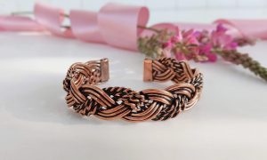 اساور نحاس اصلي بخامة عالية الجودة ولمعان طبيعي