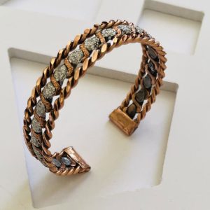 Interlace Core Copper Bracelet – Timeless Unisex Design JW663.1