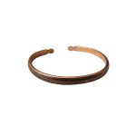 Snake-Skin Textured Copper Cuff
